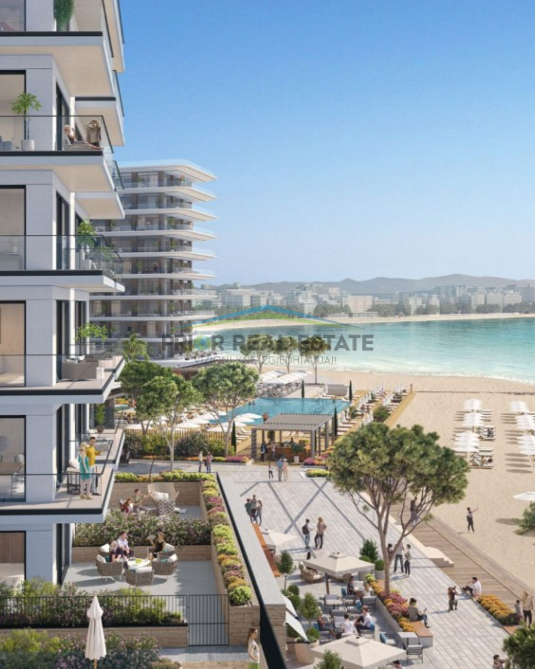 Shitet Apartament 2+1+2  Beach Views Residence ,Yacht Marina Durrës